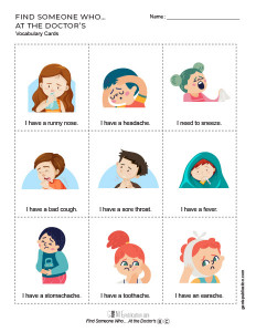 Find someone who … at the Doctor’s