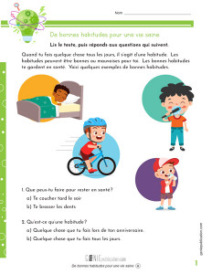 De bonnes habitudes pour une vie saine