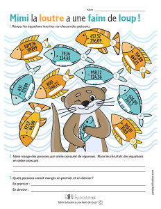 Mimi la loutre a une faim de loup !