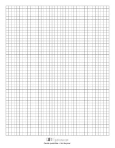 Feuille quadrillée - L'art du pixel