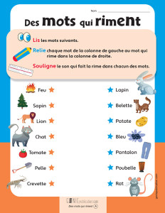 Des mots qui riment