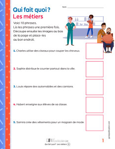 Qui fait quoi? Les métiers