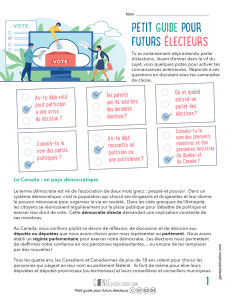 Petit guide pour futurs électeurs