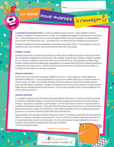 Un jour pour mordre à l’hameçon !