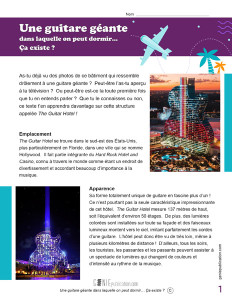 Une guitare géante dans laquelle on peut dormir… Ça existe ?