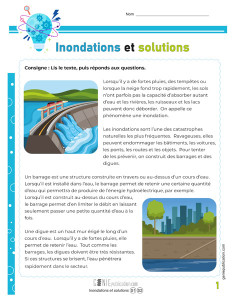 Inondations et solutions