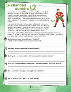 Le chandail numéro 12