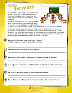 Minisérie sur les émotions – Lectures