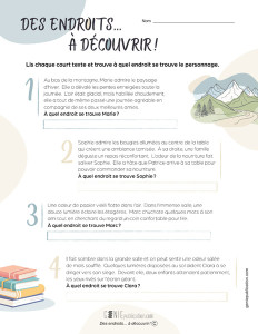 Des endroits… à découvrir !