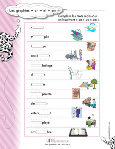 Les graphies « en » et « em »