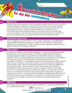 Le jeu des superhéros