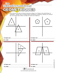 Les transformations géométriques