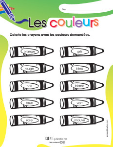Les couleurs