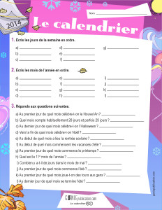 Le calendrier