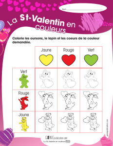 La St-Valentin en couleurs