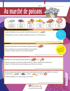 Au marché de poissons