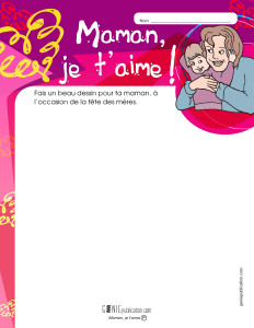 Maman, je t'aime ! – Préscolaire 