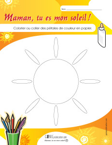 Maman, tu es mon soleil !