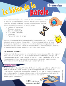 Le bâton de la parole
