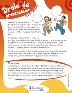 Drôle de présentation