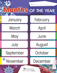 Months of the Year
