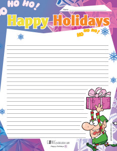 Happy Holidays! – Écriture