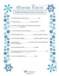 Winter Facts