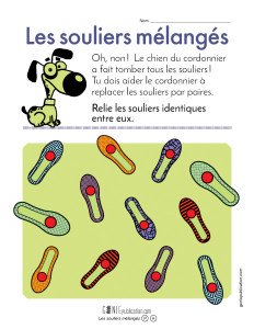 Les souliers mélangés