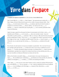 Vivre dans l'espace
