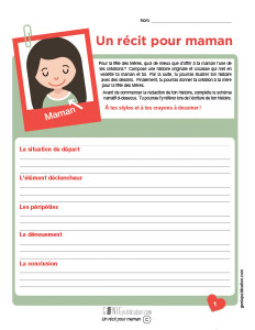 Un récit pour maman