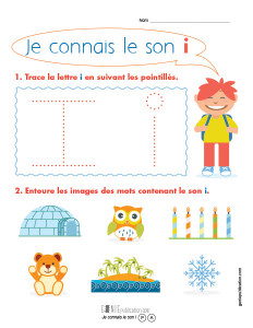 Je connais le son « i »