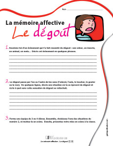 La mémoire affective – Le dégout