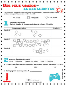 Des jeux vidéos et des chiffres