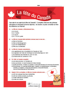 La fête du Canada