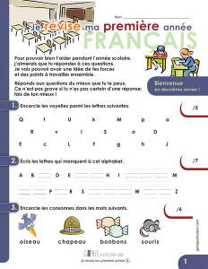 Je révise ma première année – Français
