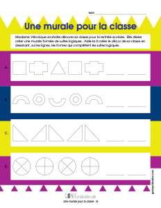Une murale pour la classe