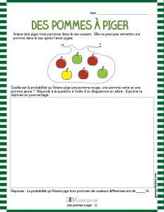 Des pommes à piger