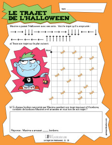 Le trajet de l'Halloween
