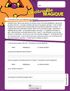 La citrouille magique