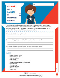 L'acidité ou la basicité de substances usuelles