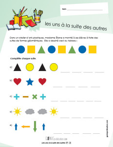 Les uns à la suite des autres