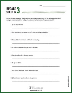 Regard sur le GV 3