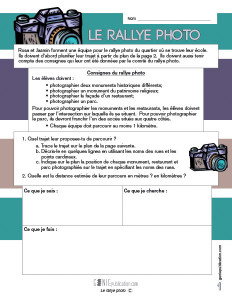 Le rallye photo