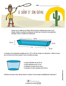 Le shérif et son cheval