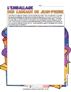 L'emballage des cadeaux de Jean-Pierre
