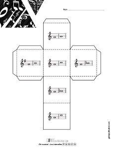 Dé musical – Les intervalles