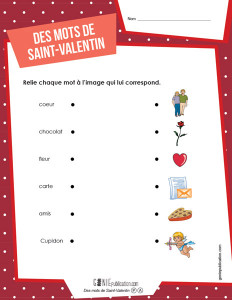 Des mots de Saint-Valentin