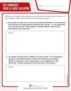 Des sondages pour la Saint-Valentin