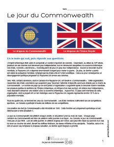 Le jour du Commonwealth
