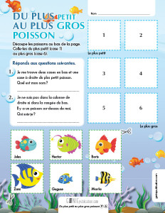 Du plus petit au plus gros poisson